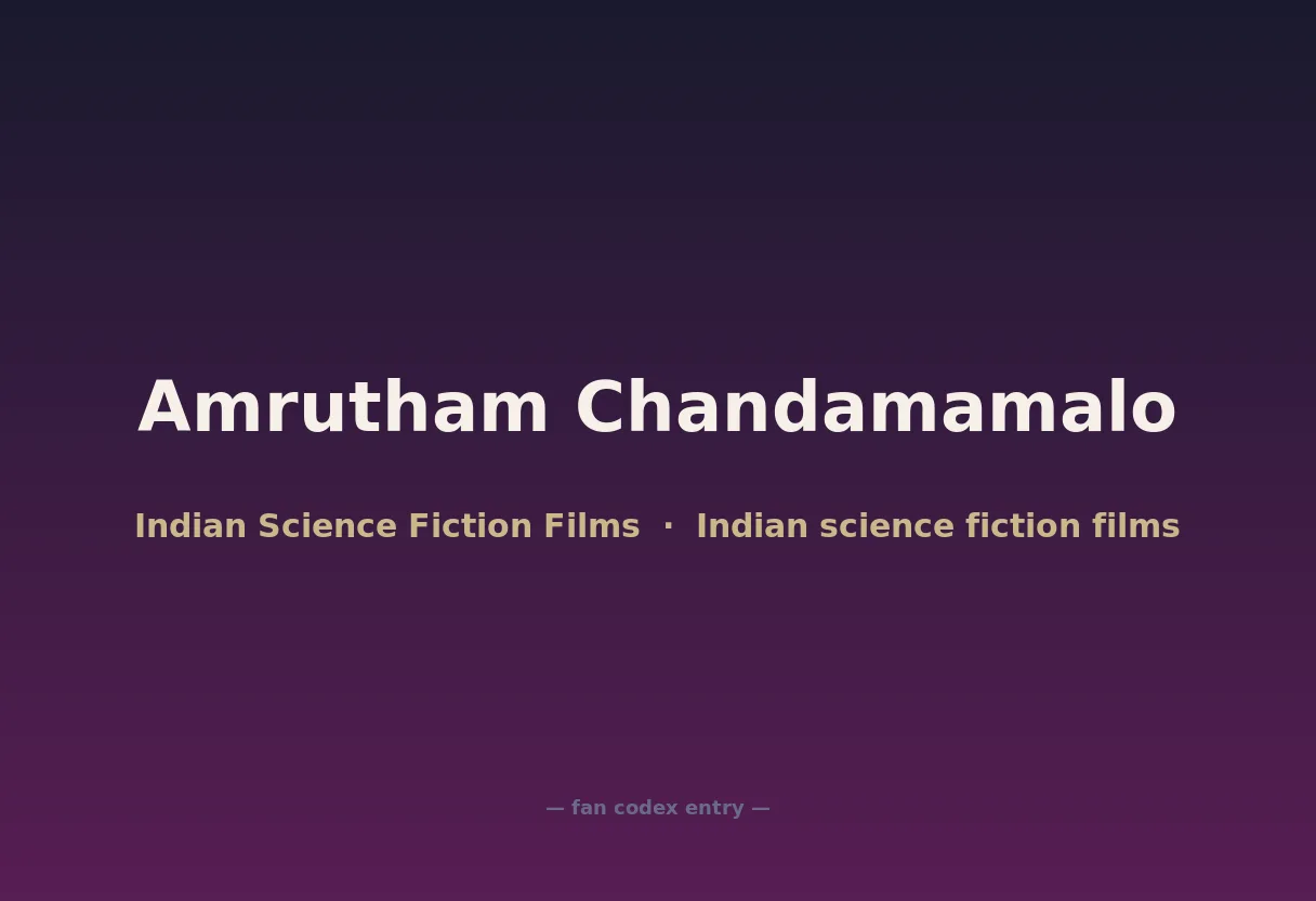 Amrutham Chandamamalo