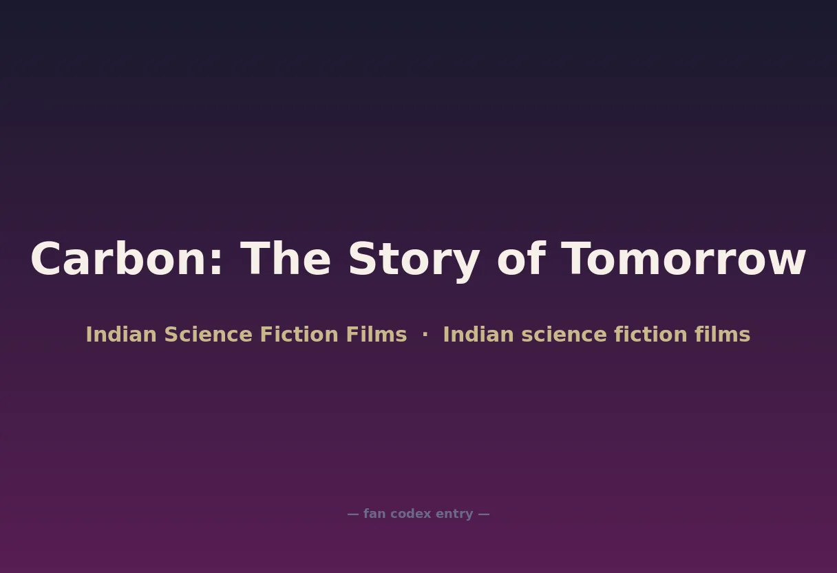 Carbon: The Story of Tomorrow